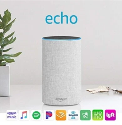 🔥 Amazon Echo 2nd Gen Alexa Smart Speaker, Sandstone, US Version | Certified WR - Image 1 of 4