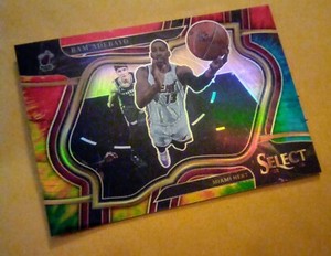 2022-23 Panini Select Bam Adebayo Courtside Tie Dye 13/25 Jersey Match! Rare!