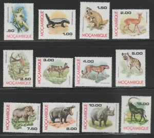 Mozambique 1977 Sc #555-66 animales MNH OG - Imagen 1 de 1