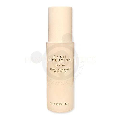 Emulsión Nature Republic Snail Solution 120 ml - Hidratante y Reparadora K‐Beauty Foto 1 de 2