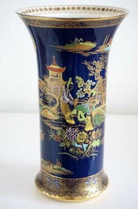 Carlton Ware Chinoiserie Vase - Mikado - Pattern 2364 - Art Deco - c.1920's - Picture 1 of 11