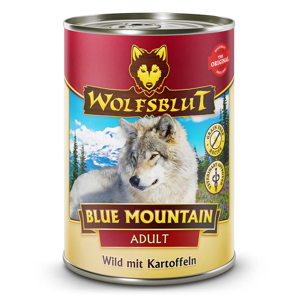 Wolfsblut - Adult - Blue Mountain - Wild mit Kartoffeln - 12 x 395 g - Bild 1 von 1