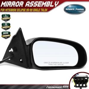 Passenger Power Mirror for Mitsubishi Eclipse 1995-1999 Eagle Talon 1995-1998 - Picture 1 of 9