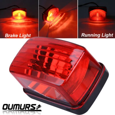 Conjunto de luz trasera con bombilla para Yamaha Big Bear 400 YFM400 2000 2001 2002 - 2012 Foto 1 de 4