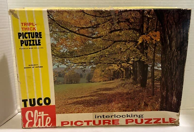 Puzzle Tuco Elite Triple Grueso Tonos de Otoño 500+ Piezas - Faltan Piezas Foto 1 de 4