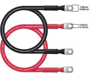 1x 2AWG 4AWG 6AWG Batterie Wechselrichter Kabel Batteriesteiger für Solar Auto - Bild 1 von 12