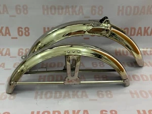 Guardabarros delanteros y traseros Honda SS50 CD50 CD65 CD90 CL50 CL70 SS50Z. acero inoxidable, - Imagen 1 de 19