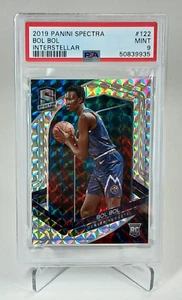 Tarjeta de novato Bol Bol 2019-20 Panini Spectra RC Interstellar Prizm/49 #122 PSA 9 - Imagen 1 de 4