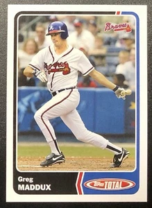 2003 Topps Total Team Checklists #TTC3 Greg Maddux - Picture 1 of 2