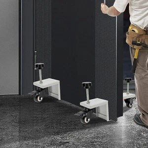 Strumento di installazione porta 1000 libbre pesante porta appendere Jig Dolly per spessore 1,37-1,75 pollici - Foto 1 di 15