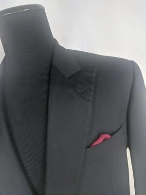 Begdorf Goodman Vintage Black Formal  100% Wool Dinner Jacket-No Pants -46 Long - Image 1 of 4