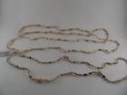 3 Vintage Cowrie Seashell 16 1/2" Necklaces Lei Jewelry Boho Puka Handmade Asia