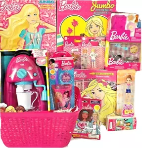 NEW BARBIE EASTER TOY BOOK LOT GIFT BASKET TOYS PLAY SET DOLL BIRTHDAY TOYS - Picture 1 of 1