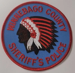 WINNEBAGO COUNTY ILLINOIS IL SHERIFFS DEPARTMENT CLOTH PATCH - Picture 1 of 3