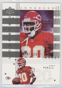 2000 UD Graded UD Rookie /1325 Dante Hall #127 Rookie RC