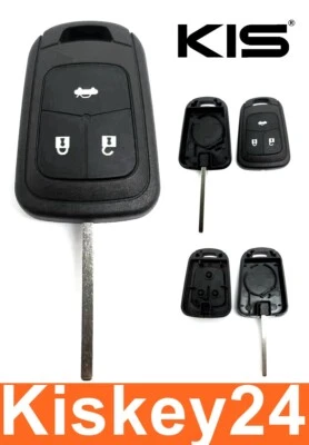 3 Button Replacement Key Shell Case For Vauxhall Corsa E Zafira C Astra J Meriva B - Image 1 of 4