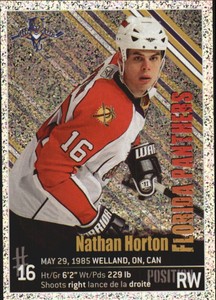 2009-10 Panini Stickers Panthers Hockey Card #54 Nathan Horton SS