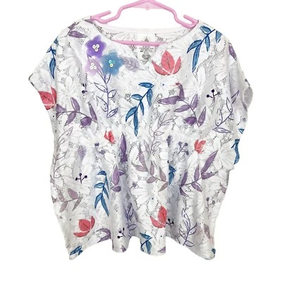 NWT Disney Frozen 2 Swim Cover Up Girls Size 4 Floral Sequin Lace White - Image 1 of 4