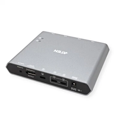 ATEN US3311 2-Port USB-C 4K DisplayPort KVM Dock - Bild 1 von 4