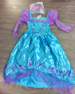 Disney Princess Ariel Little Mermaid Dress Costume 5-6 SAME D POST BOOK DAY - Picture 1 of 12