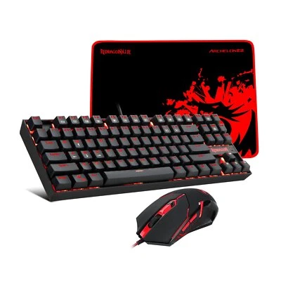 REDRAGON K552-BA Gaming Keyboard, Mouse and Mouse Pad Combo - Image 1 of 4