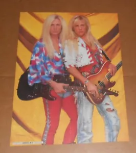 The Nelson Twins 1991 Poster 2-seitig 21,5x16 Classic Band Shot - Bild 1 von 3