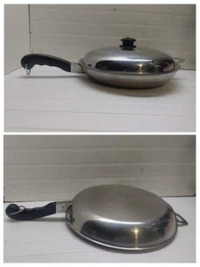 Saladmaster 12" Sartén Gourmet Multi-Capa Acero Inoxidable Sartén Salteado Tapa Olla - Imagen 1 de 15