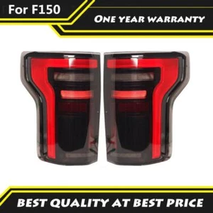 SMOKED LED Tail Lights For 18-20 Raptor F150 Rear Lamps Assembly With Blind Spot - Picture 1 of 9