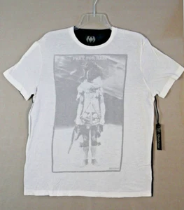 Genuine Vintage Salvage Brand T Shirt "Pray / Prey for Rain" White V51T506 XL - Picture 1 of 16
