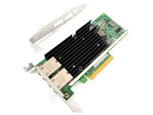 Intel X540-T2 10GBe 10Gbit Gigabit RJ45 Dual Port Converged Server Adapter NIC - Picture 1 of 5