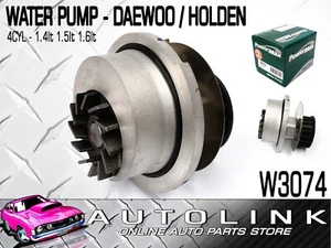 GMB WATER PUMP W3074 WITH DUST SHIELD FOR HOLDEN ASTRA TR 1.6L C16SE 1996 - 98 - Picture 1 of 6