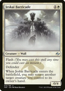 1x Jeskai Barricade - NM English MTG - Fate Reforged - Picture 1 of 1