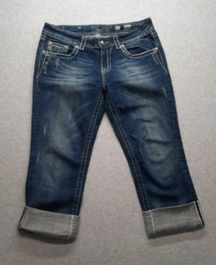 MISS ME Easy Capri Denim Jeans sz 30 Designed Exclusively for Buckle JE5340EP8 - Picture 1 of 21