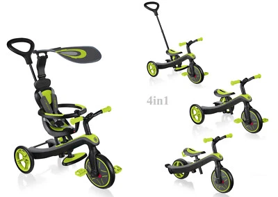 GLOBBER EXPLORER TRIKE 4in1 lime green grün Dreirad Laufrad wandelbar Authentic - Bild 1 von 4