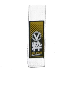 Elite BJJ Belt - White Belt - MMA / Jiu Jitsu Belt - Valor Fightwear - Picture 1 of 5