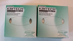 Two Boxes of Kimwipes Delicate Task Wipers 1 Ply 4.4" x 8.4" - 280 per Box New  - Picture 1 of 3
