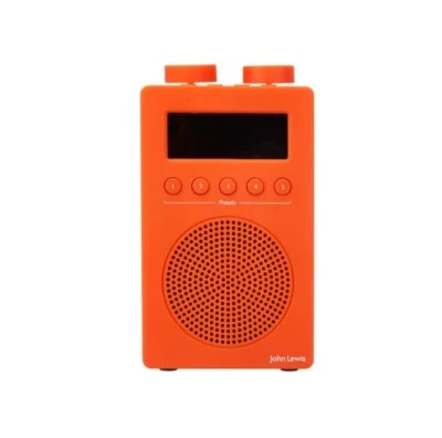 John Lewis ANYDAY Spectrum Solo Portable DAB+/FM Digital Radio Burnt Orange - Image 1 of 4