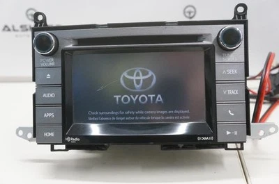2015 Toyota Venza LE OEM Radio Receiver Screen 86140-0T130 ID 510019 OEM - Image 1 of 4