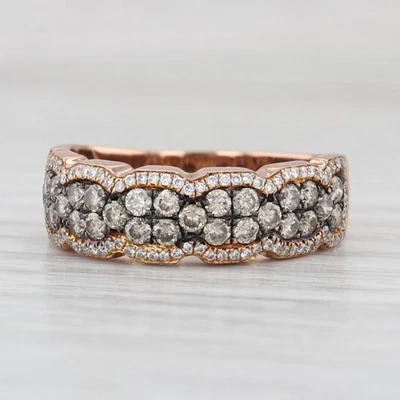 Anillo de diamantes Le Vian de 1,15 quilates de oro rosa de 14 k talla 8,75 alianza de aniversario de boda Foto 1 de 4