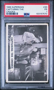 1966 Superman Capturing the Crooks #49 PSA Graded Christopher Reeves - Picture 1 of 2
