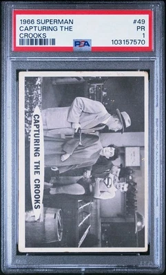 1966 Superman Capturing the Crooks #49 PSA Graded Christopher Reeves - Image 1 of 2