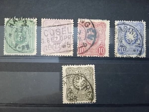 GERMANY - 1875 - N30 - N31 - N32 - N33 - 1879 - N41A - USED - Picture 1 of 1