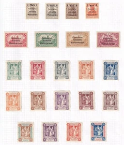 Marienwerder 1920 MI 22-43 MLH VF / CAT VALUE $230 - Picture 1 of 1
