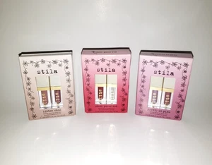 Stila Beauty Boss Lip Gloss Duo Travel size 0.10oz YOU CHOOSE - Picture 1 of 1