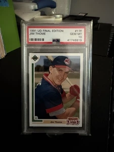 1991 Upper Deck Final Edition Jim Thome PSA 10 HOF RC - Bild 1 von 2