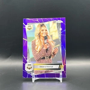 2025 Topps Chrome WWE Purple Refractor Card #190 Trish Stratus Diva Legend - Picture 1 of 2