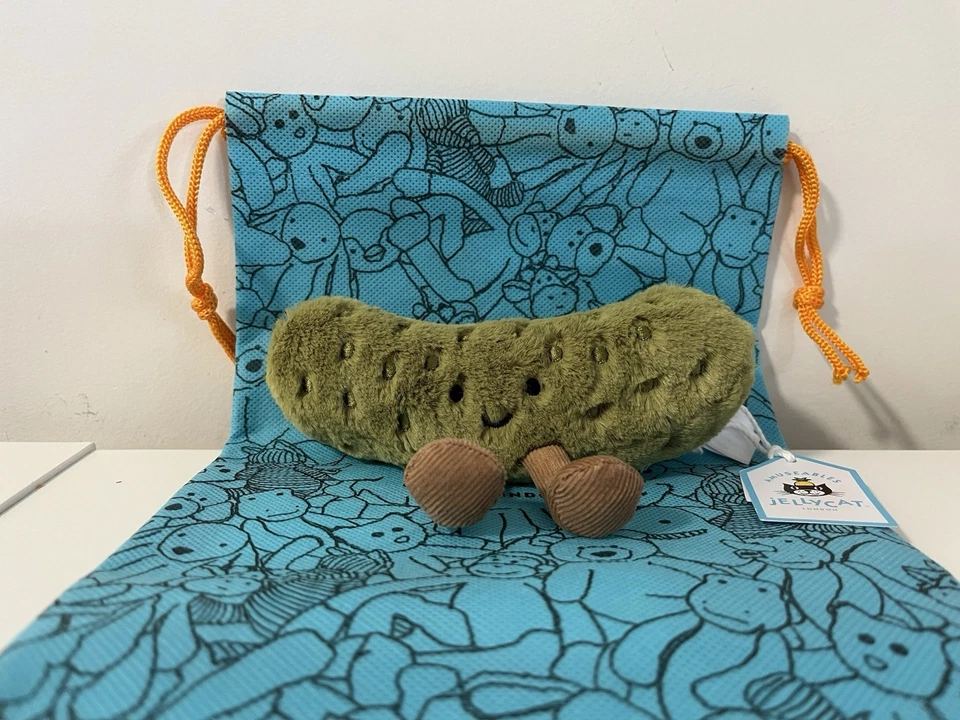 Jellycat Amuseables Pickle Plush Toy Authentic With Dust Bag A6PIC