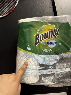 (1 Rollo) RECOMPENSA CON AMANECER - TOALLAS DE PAPEL ACTIVADAS POR AGUA - Stock antiguo - Paquete abierto Foto 1 de 2