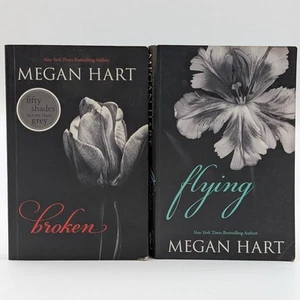 Megan Hart 2 Book Bundle – Broken & Flying Erotic Romance Paperbacks - Picture 1 of 16