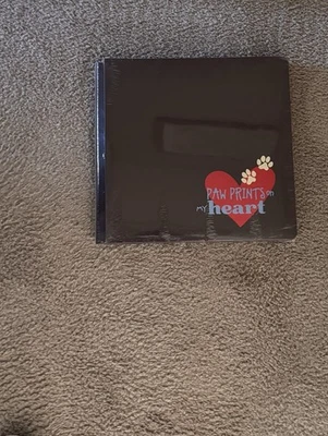 Álbum Creative Memories True 12x12 impresiones de patas en mi corazón marrón chocolate Foto 1 de 2